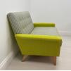 1960's Style Sofa Two Tone Lime